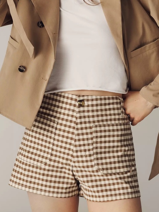 Maeve Pants - NWT Anthropologie Colette Gingham Shorts